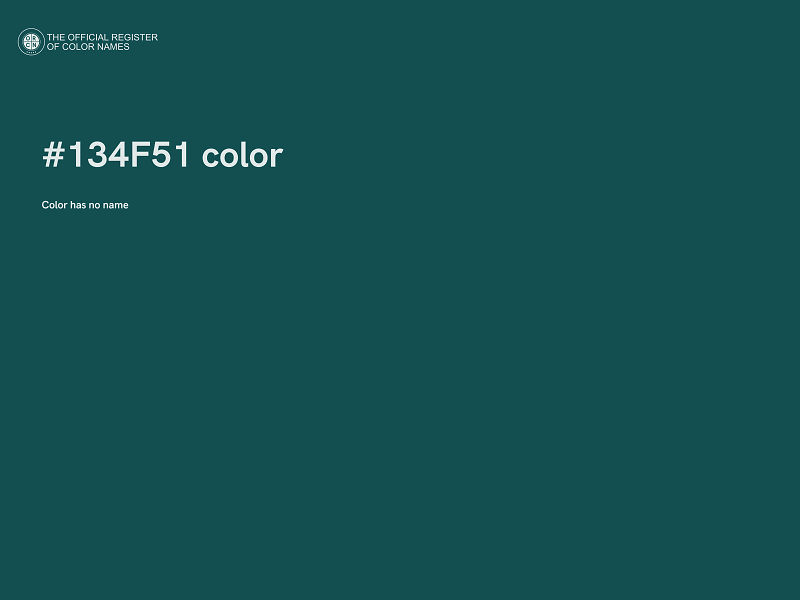 #134F51 color image