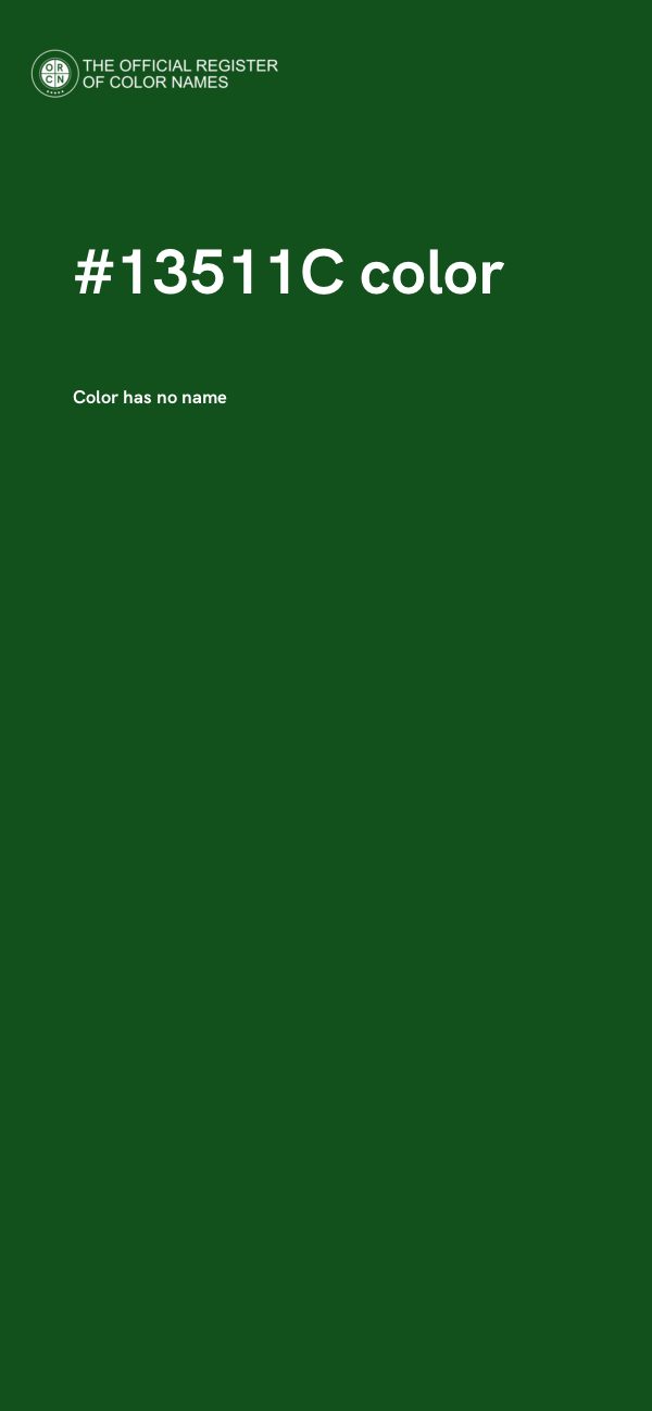 #13511C color image