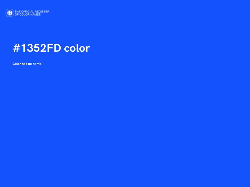 #1352FD color image