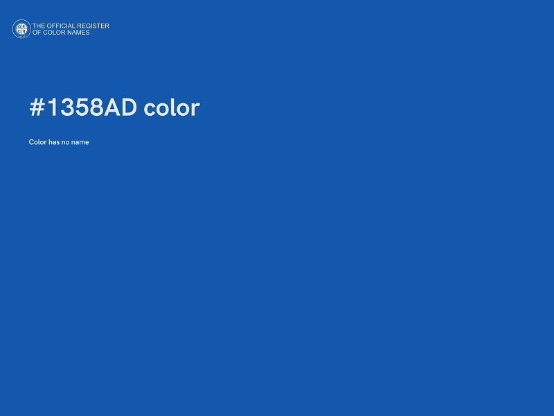 #1358AD color image