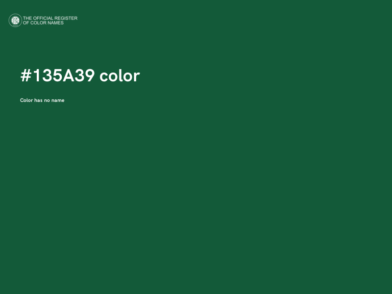 #135A39 color image