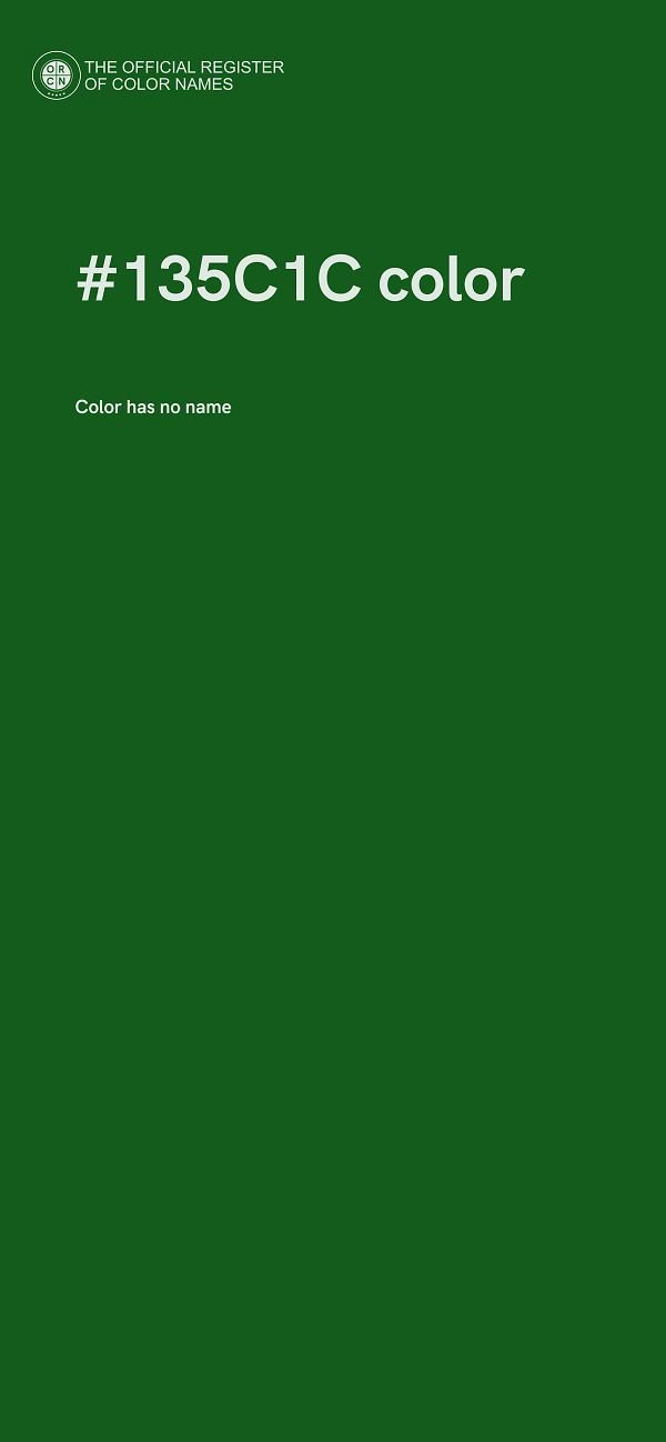 #135C1C color image