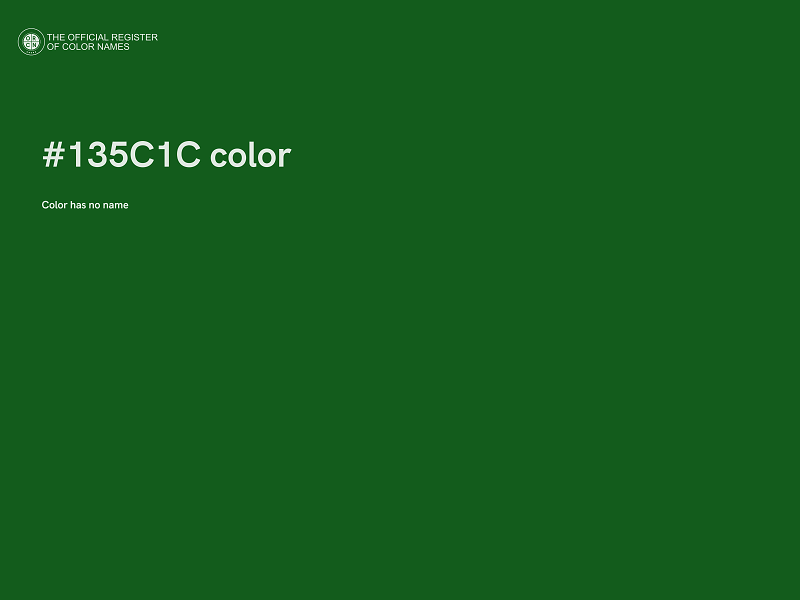#135C1C color image