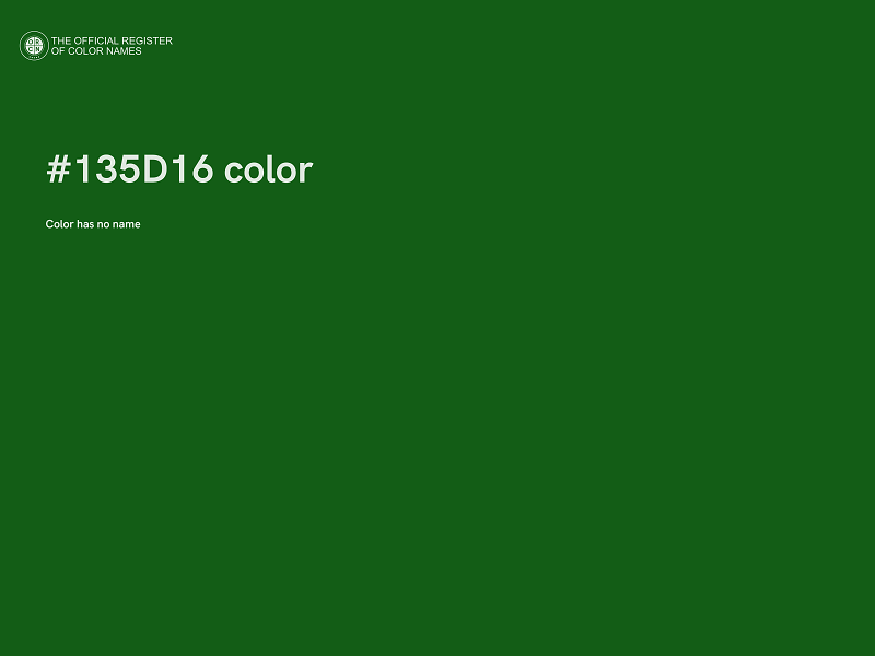 #135D16 color image