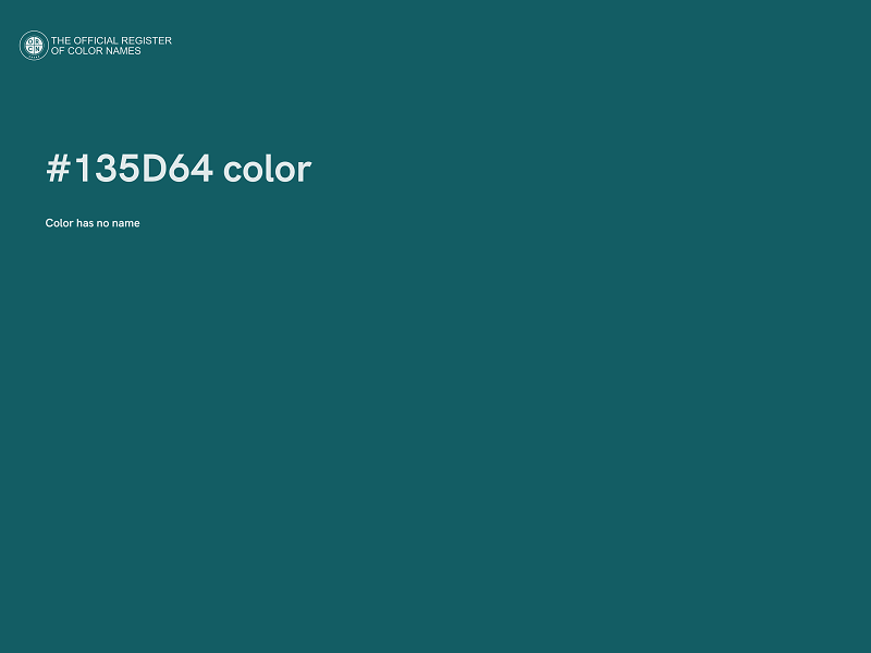 #135D64 color image