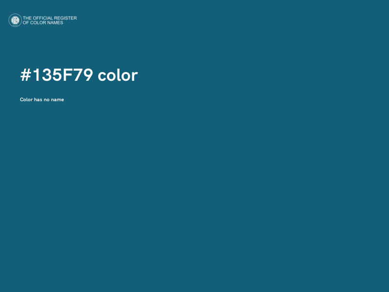 #135F79 color image
