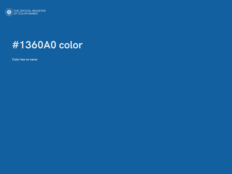 #1360A0 color image