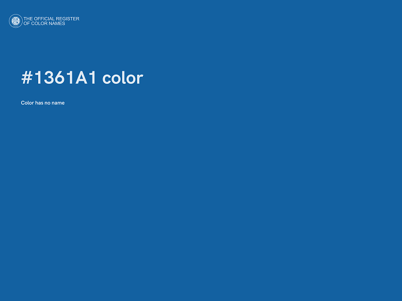 #1361A1 color image