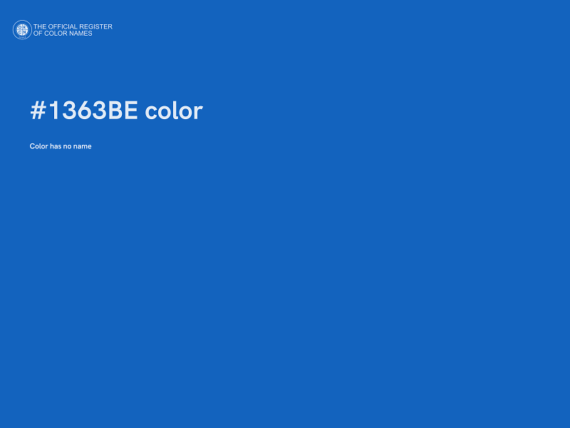 #1363BE color image