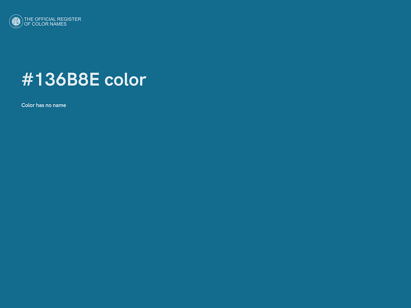 #136B8E color image