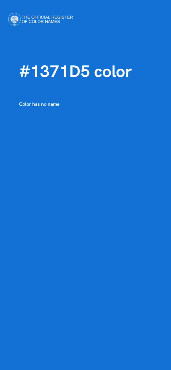 #1371D5 color image