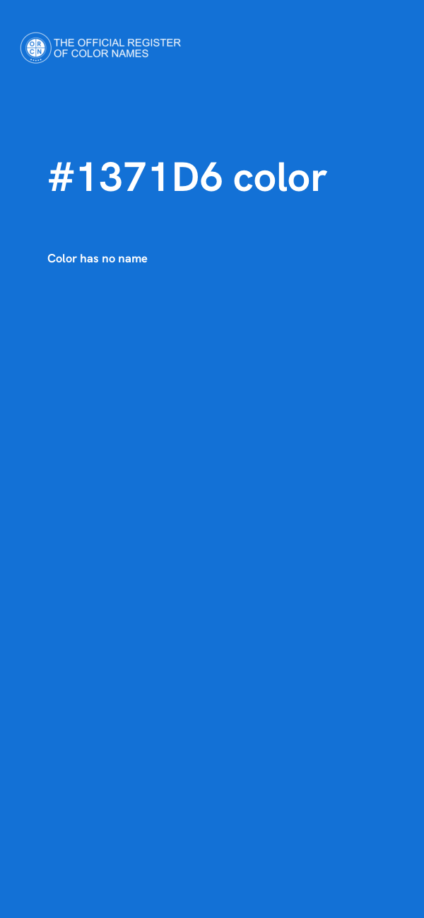 #1371D6 color image