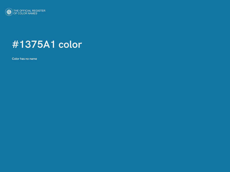 #1375A1 color image