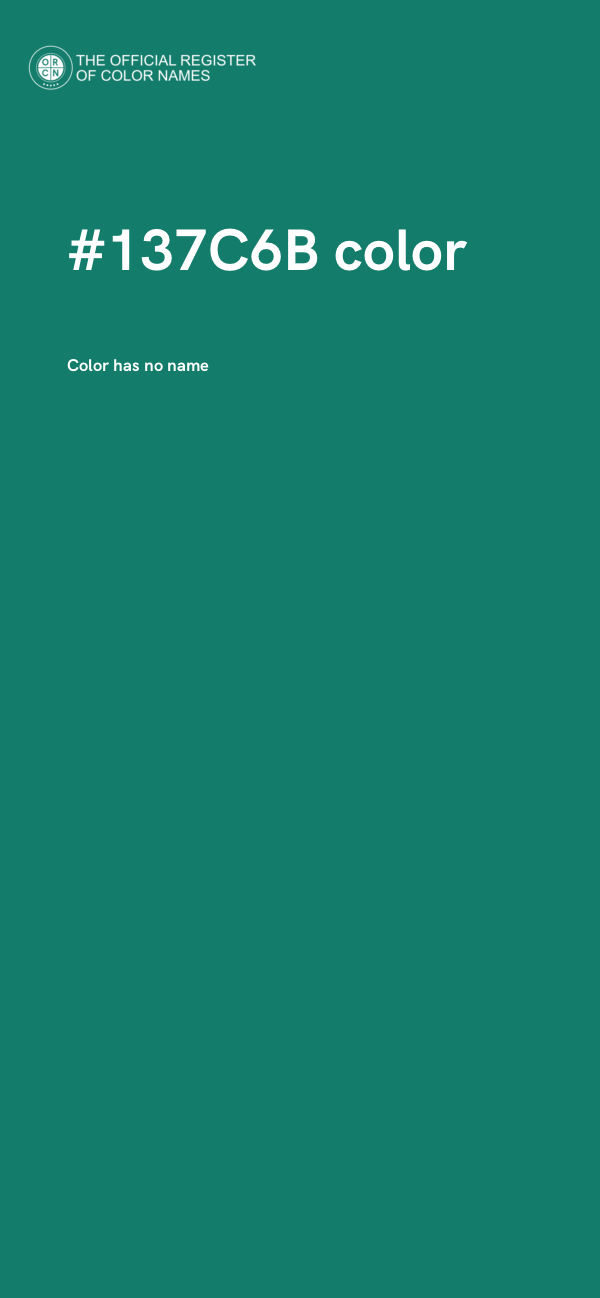 #137C6B color image