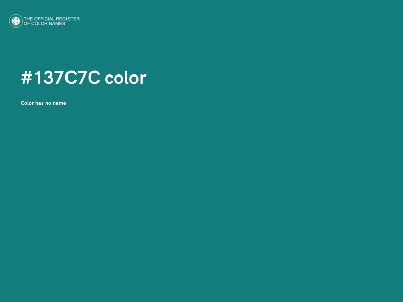 #137C7C color image