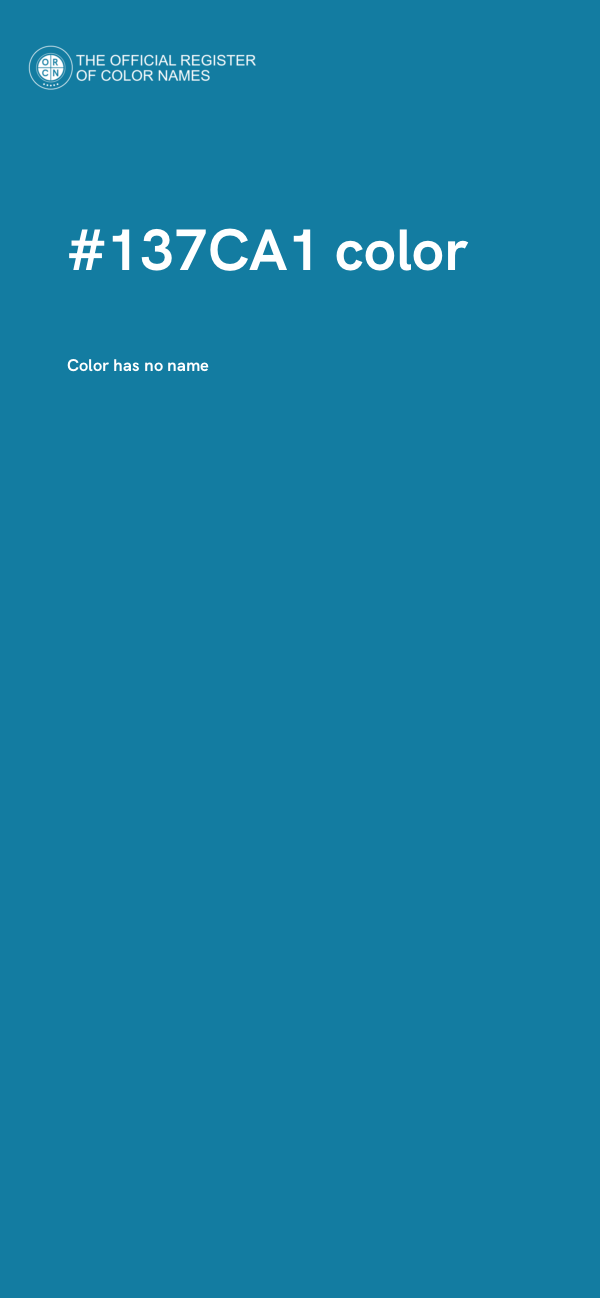 #137CA1 color image
