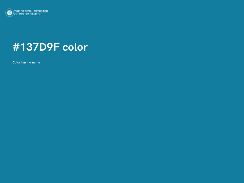 #137D9F color image