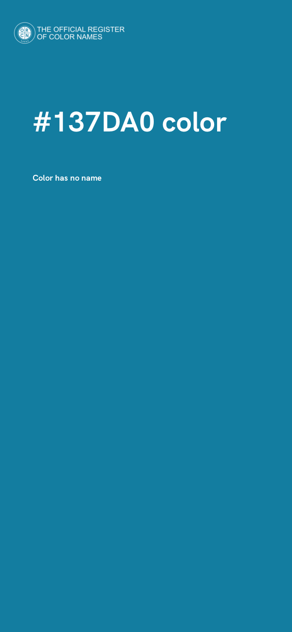 #137DA0 color image