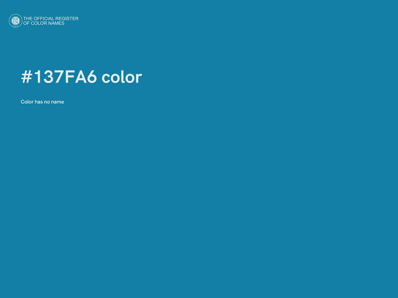 #137FA6 color image