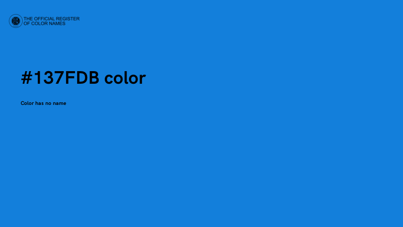 #137FDB color image