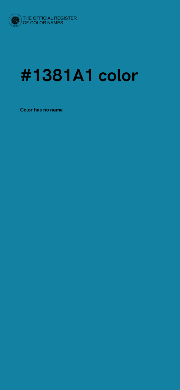 #1381A1 color image