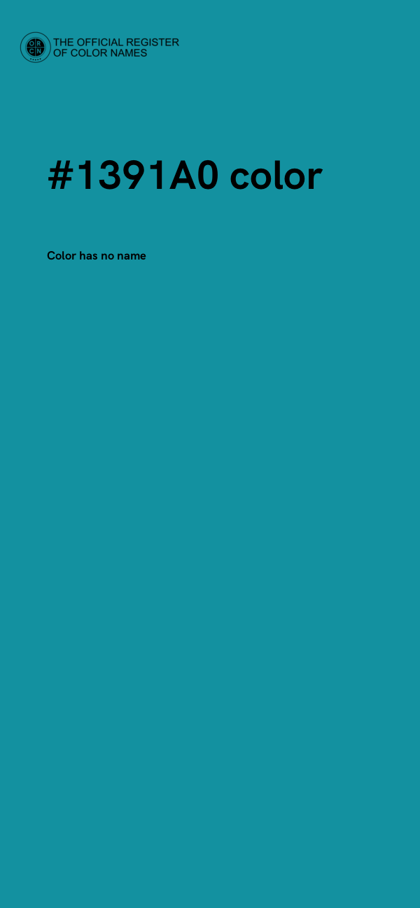 #1391A0 color image