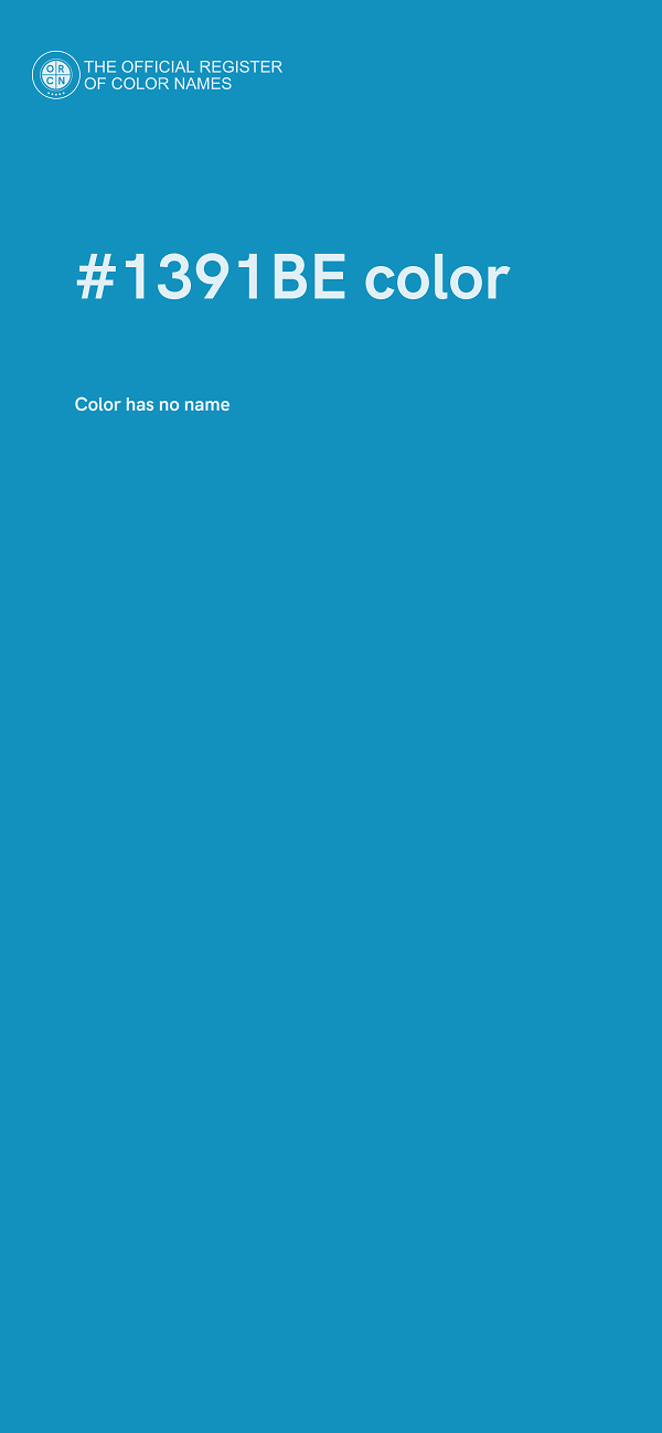 #1391BE color image