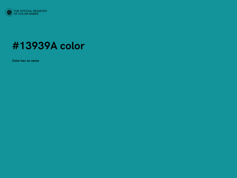 #13939A color image