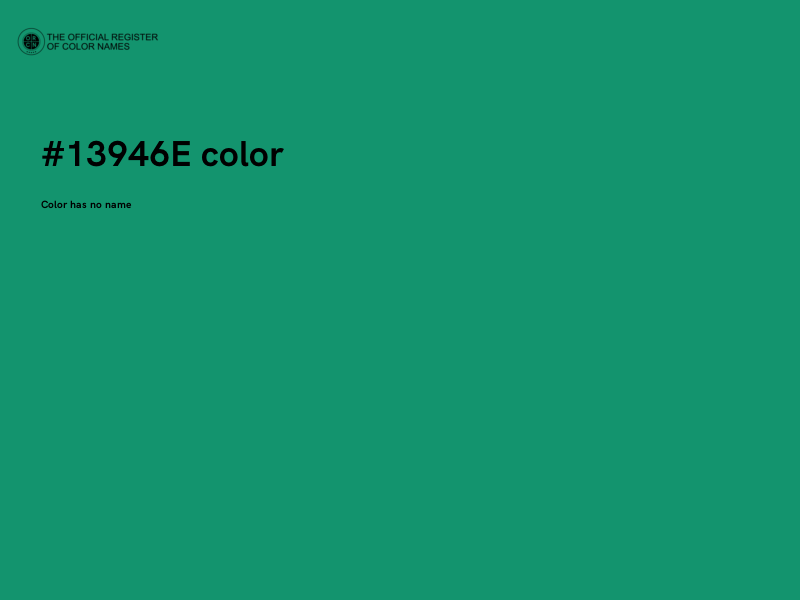 #13946E color image