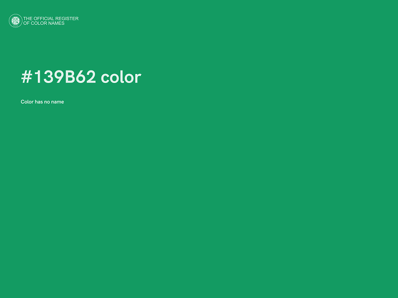 #139B62 color image