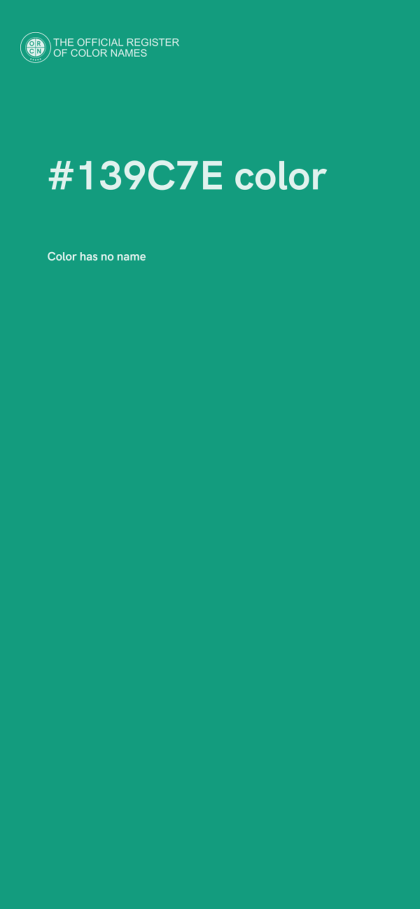 #139C7E color image