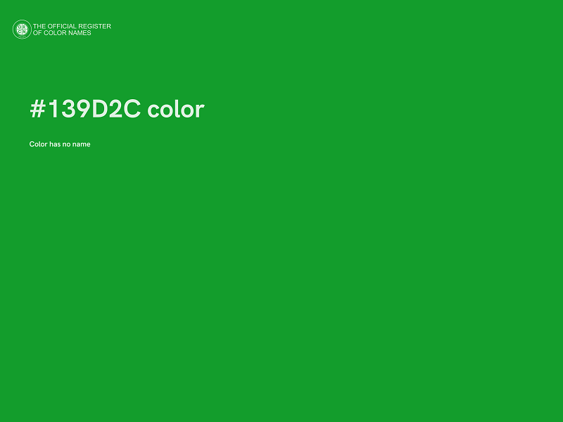 #139D2C color image