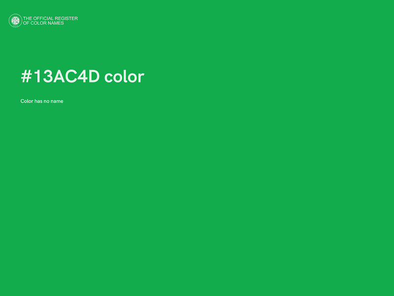 #13AC4D color image