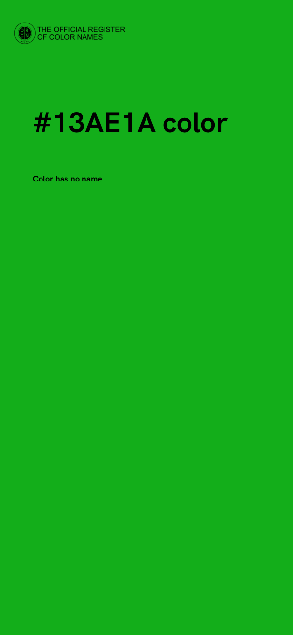 #13AE1A color image