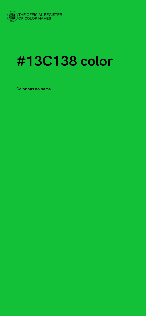 #13C138 color image