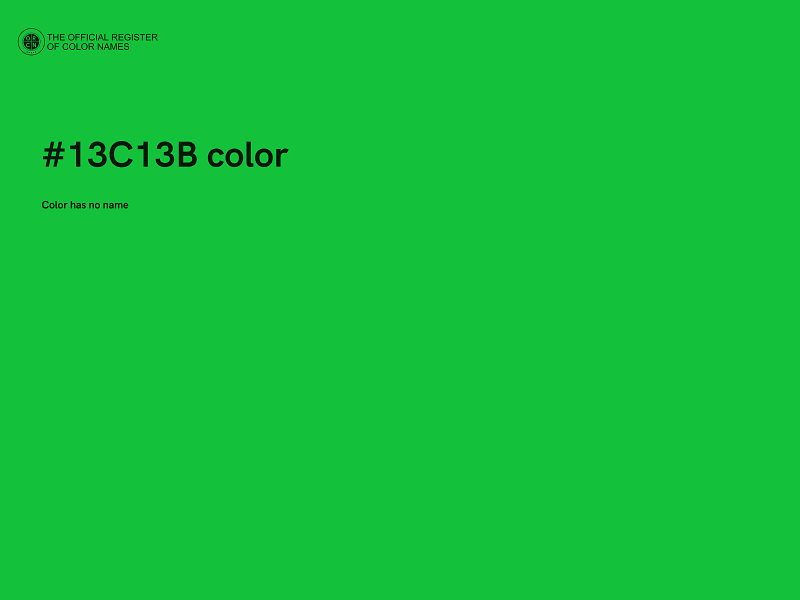 #13C13B color image