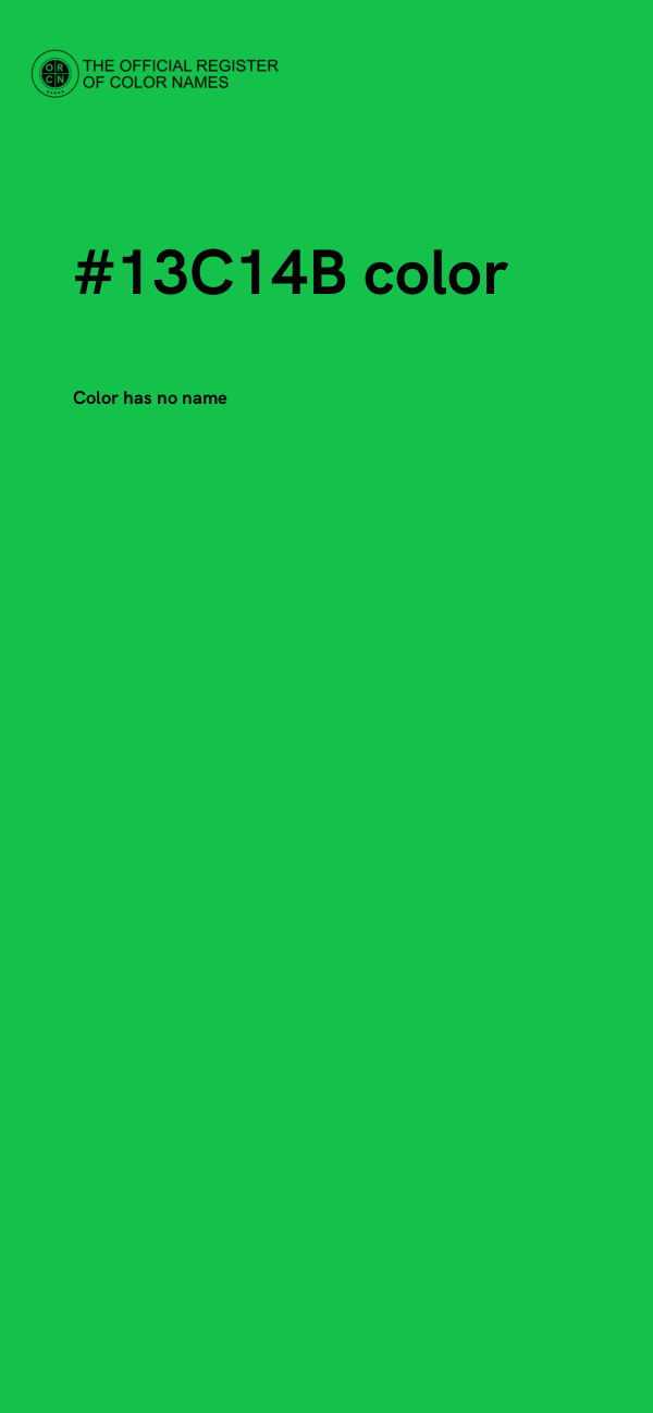 #13C14B color image