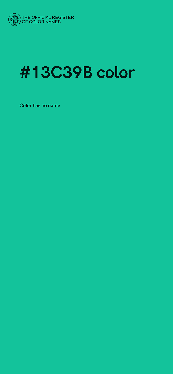 #13C39B color image