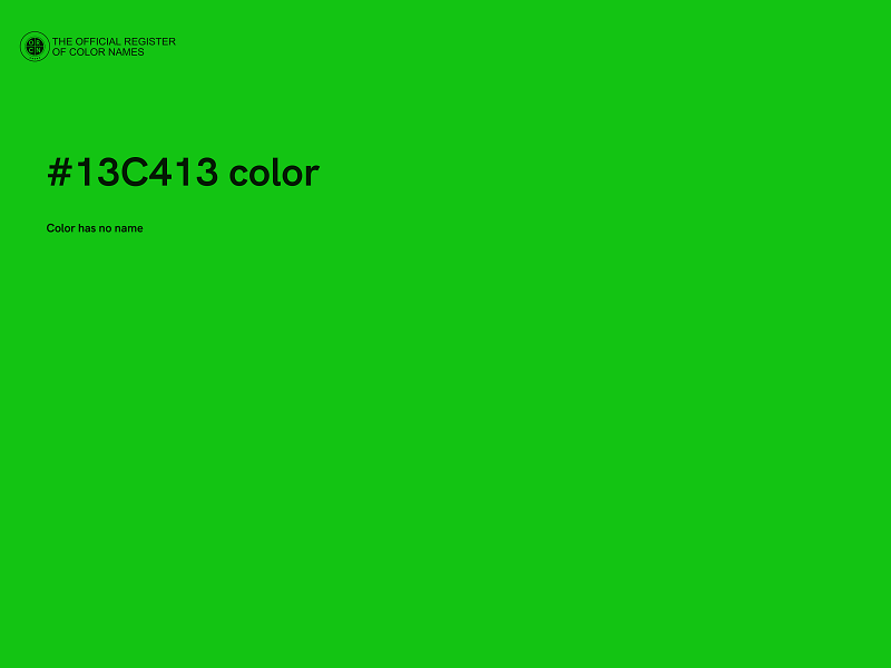 #13C413 color image