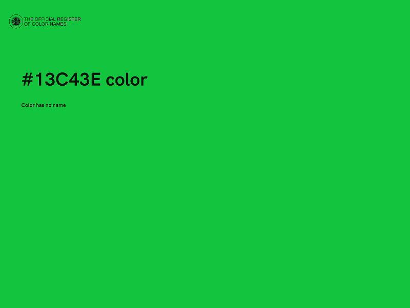 #13C43E color image