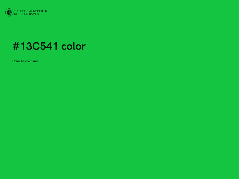 #13C541 color image