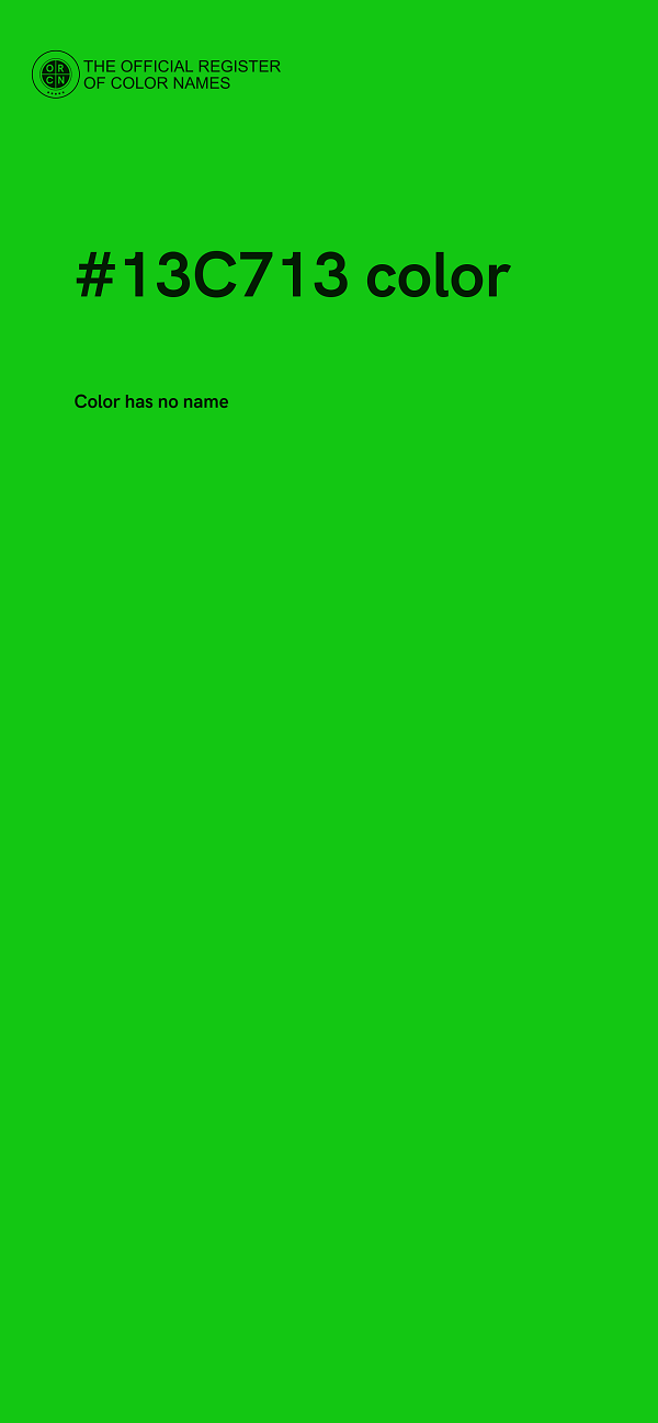 #13C713 color image