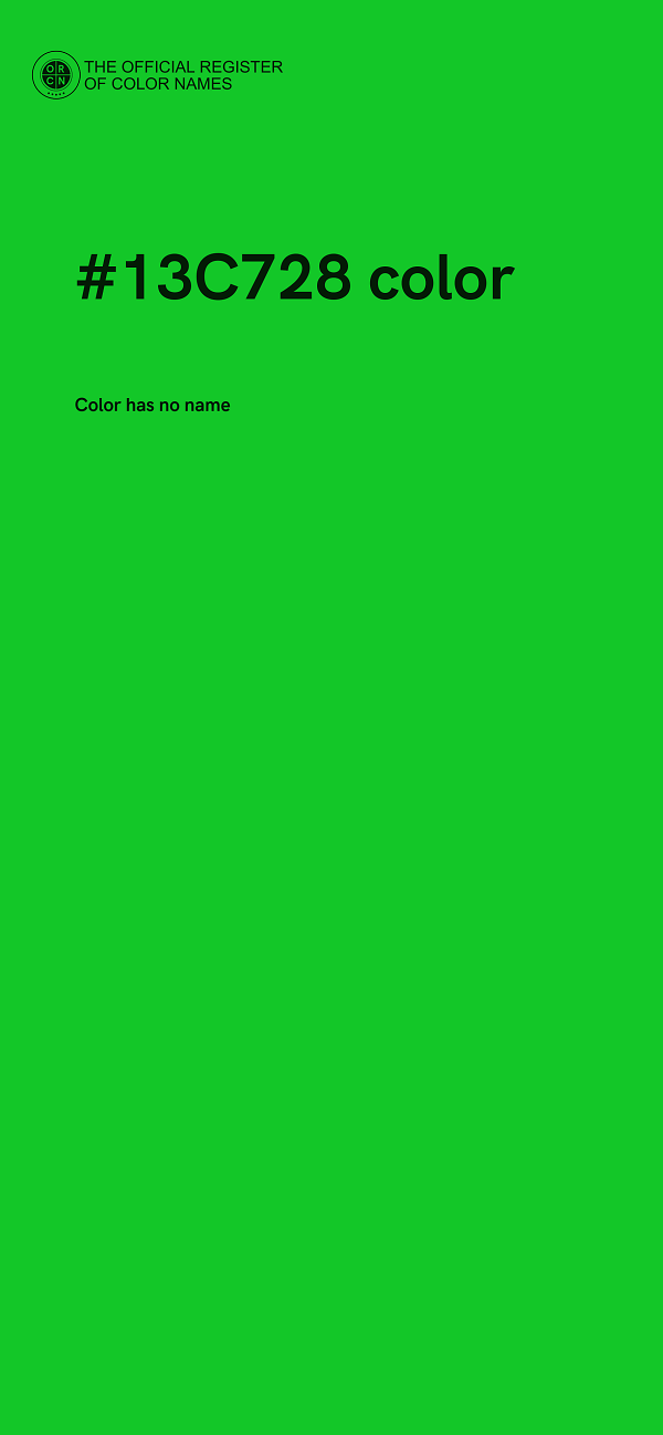 #13C728 color image