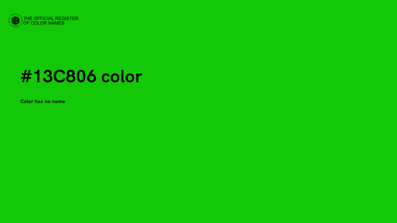 #13C806 color image