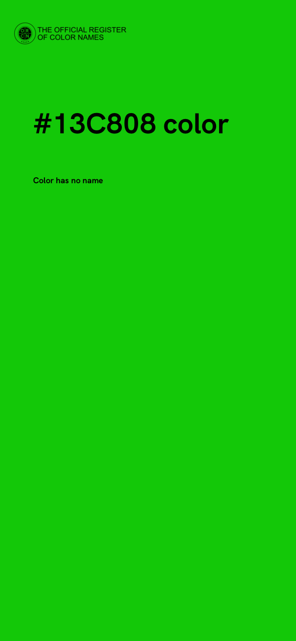 #13C808 color image