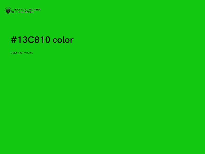 #13C810 color image