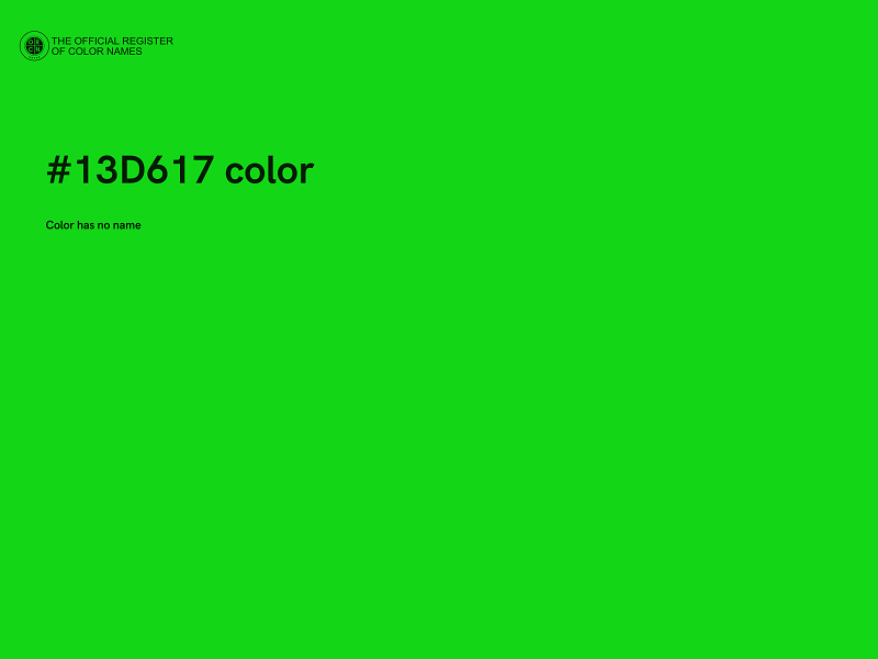 #13D617 color image