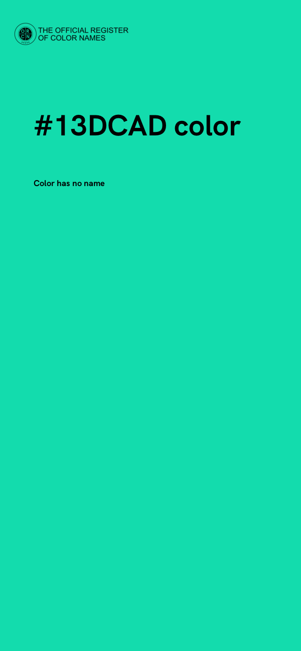 #13DCAD color image