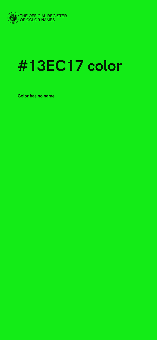 #13EC17 color image