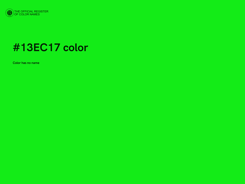 #13EC17 color image